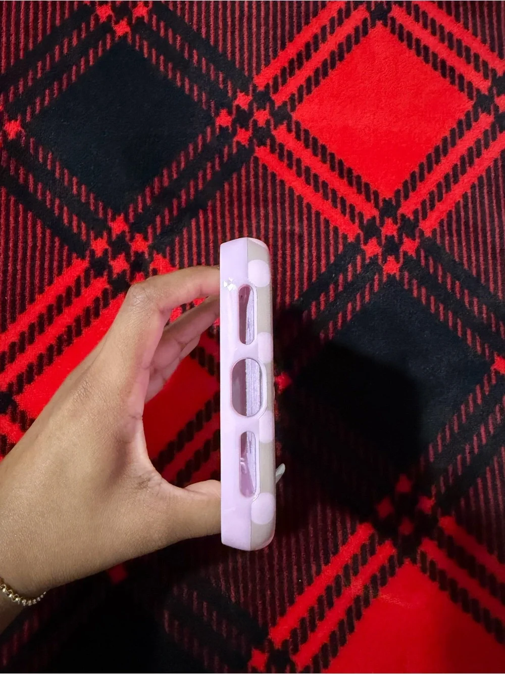 Velvet Caviar Pink Polka Dot MagSafe Phone Case- 17 Pro Max